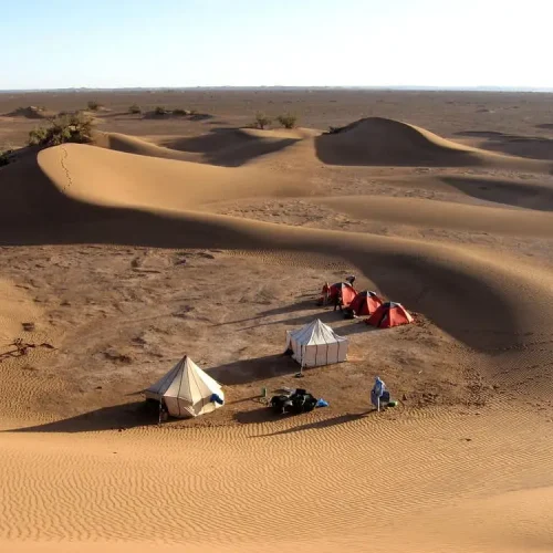 Zellager in der Sahara