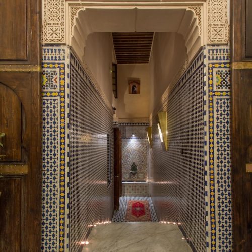 Interior entrance