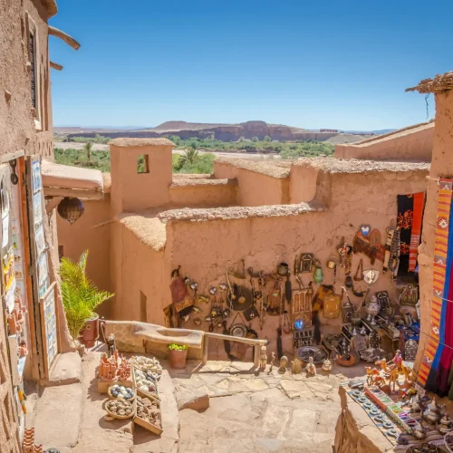 Verkaufsgassen in der Kasbah von Ait Ben Haddou