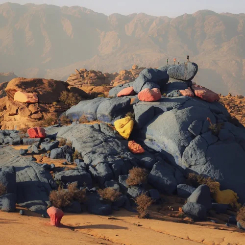 Rochers Peints in Tafraoute, Marokko