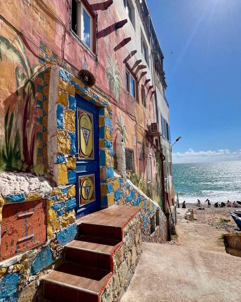 bunte Türen Taghazout